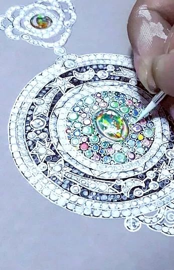 野生國際 暑期課 高級珠寶手繪效果圖 精品課程,火熱預約報名中